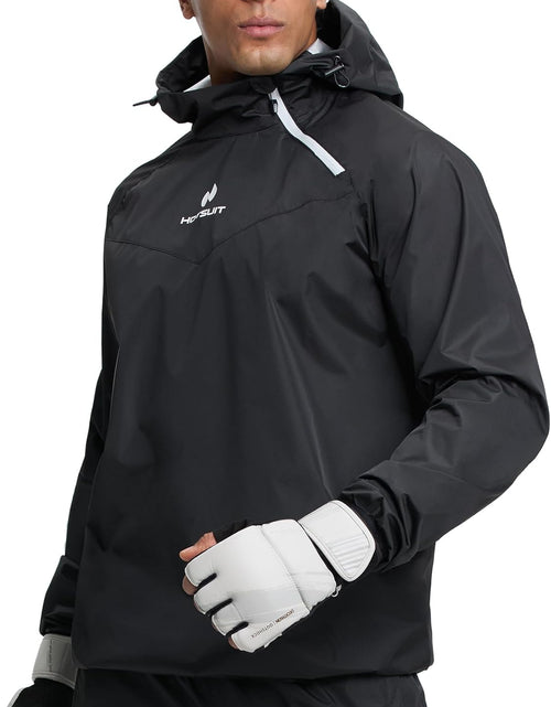 Load image into Gallery viewer, Sauna Suit for Men Sweat Sauna Jacket Pant Gym Workout Sweat Suits
