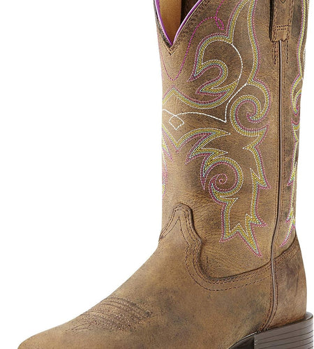 Hybrid Rancher Western Boots - Women’S Square-Toe Leather Work Boot