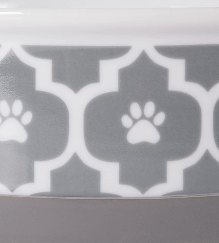 Lattice Collection Pet Bowl & Canister, Canister