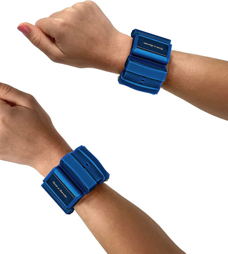 Adjustable 1 LB Wrist Weights Set of 2 Wrist Weights Removable Weighted Pegs Wearable Weights Perfect for Zumba, Dance, Pilates, Walking, Toning, Barre, Yoga, Cardio
