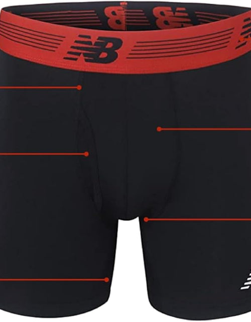 Load image into Gallery viewer, Men'S 6" Boxer Brief Fly Front with Pouch, 3-Pack

