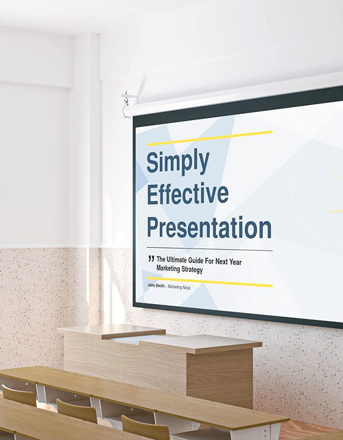 Load image into Gallery viewer, Universal Projector Screen L-Bracket, Wall Hanging Mount, 6 Inch Adjustable Extension with Hook Manual, Spectrum and Perfect Screen Placement, up to 66 Lbs (PSM001), White
