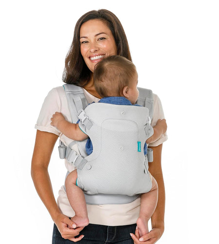 Flip 4-In-1 Light & Airy Convertible Baby Carrier, Adjustable, Ergonomic Babywearing, Registry Essential, Baby Carrier for Newborn to Toddler