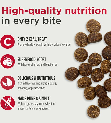 Freestyle Trainers Dog Treats: Grain Free Dog Training Treats - Healthy Low Calorie Treat Reward for Adult and Puppy Dogs - Gluten Free Dog Treat for Any Size or Breed - Duck Recipe - 4 Oz Bag