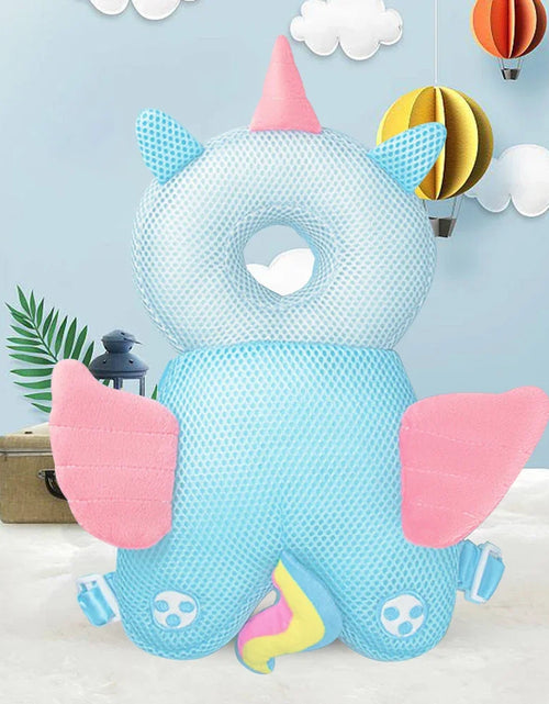 Load image into Gallery viewer, Baby Head Protector Backpack Pillow Soft Cotton Protective Cushion Cartoon Security Pillows Cute Backpack for Baby Walking Crawl
