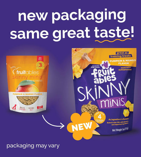 Skinny Mini Dog Treats | Healthy Treats for Dogs | Low Calorie Training Treats | Free of Wheat, Corn and Soy