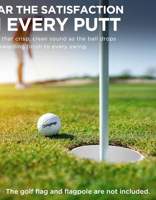 Load image into Gallery viewer, Golf Hole Cup for Backyard Practice Putting Green, Fit PGA | LPGA | USGA Regulations, ABS Ivory White, Outdoor Indoor Golf Putting Cup
