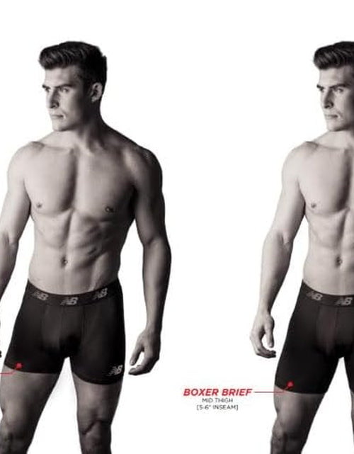 Load image into Gallery viewer, Men'S 6" Boxer Brief Fly Front with Pouch, 3-Pack

