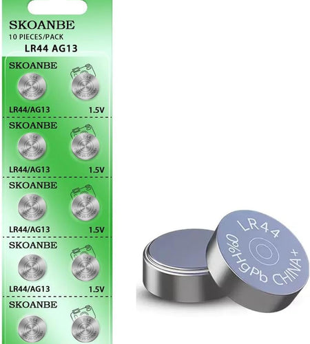 10PCS AG13 LR44 303 A76 357 SR44 1.5V Battery Button Coin Cell Batteries