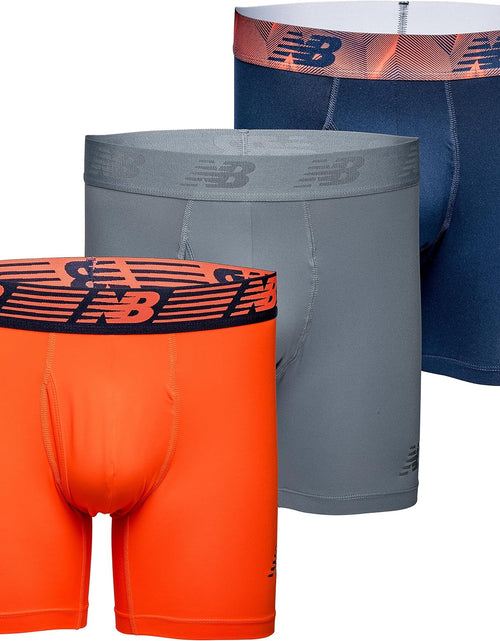 Load image into Gallery viewer, Men'S 6" Boxer Brief Fly Front with Pouch, 3-Pack
