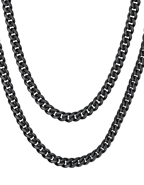 Load image into Gallery viewer, Mens Chain Stainless Steel Necklace Curb Cuban Link Neck Chains Mens Gifts
