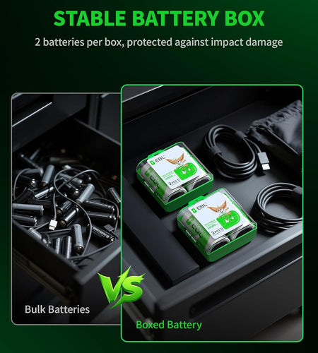 D Cell Batteries 10,000Mah Ultra Pro Ni-Mh Rechargeable D Batteries, 4-Pack(Battery Storage Case Included)