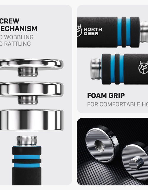 Load image into Gallery viewer, Steel Dumbbells Ultracompact &amp; Adjustable Chrome Dumbbell with Foam Handles 5Lb 10Lb 15Lb 20Lb 30Lb 50Lb Home Gym Workout (Choice of Size)
