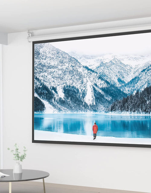 Load image into Gallery viewer, Universal Projector Screen L-Bracket, Wall Hanging Mount, 6 Inch Adjustable Extension with Hook Manual, Spectrum and Perfect Screen Placement, up to 66 Lbs (PSM001), White
