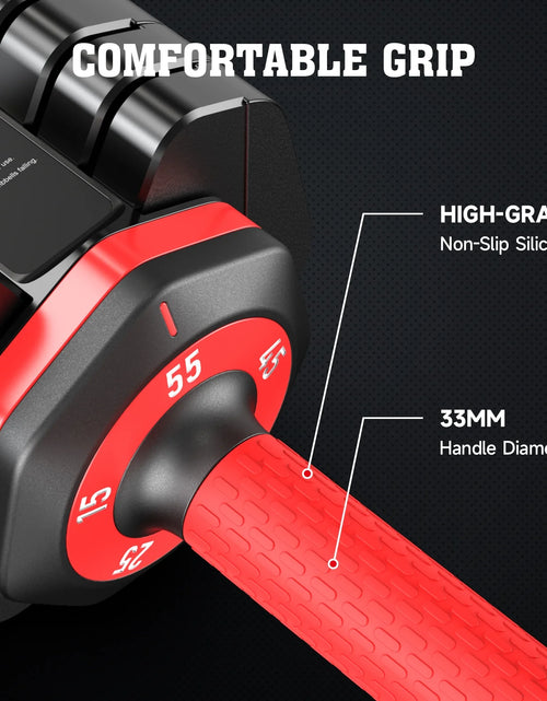 Load image into Gallery viewer, 110LB Adjustable Dumbbells with High Quality Tray 15Lb to 55Lb Adjustable Dumbbell for Home Gym Exercise Equipment, ‌‌Christmas Gift

